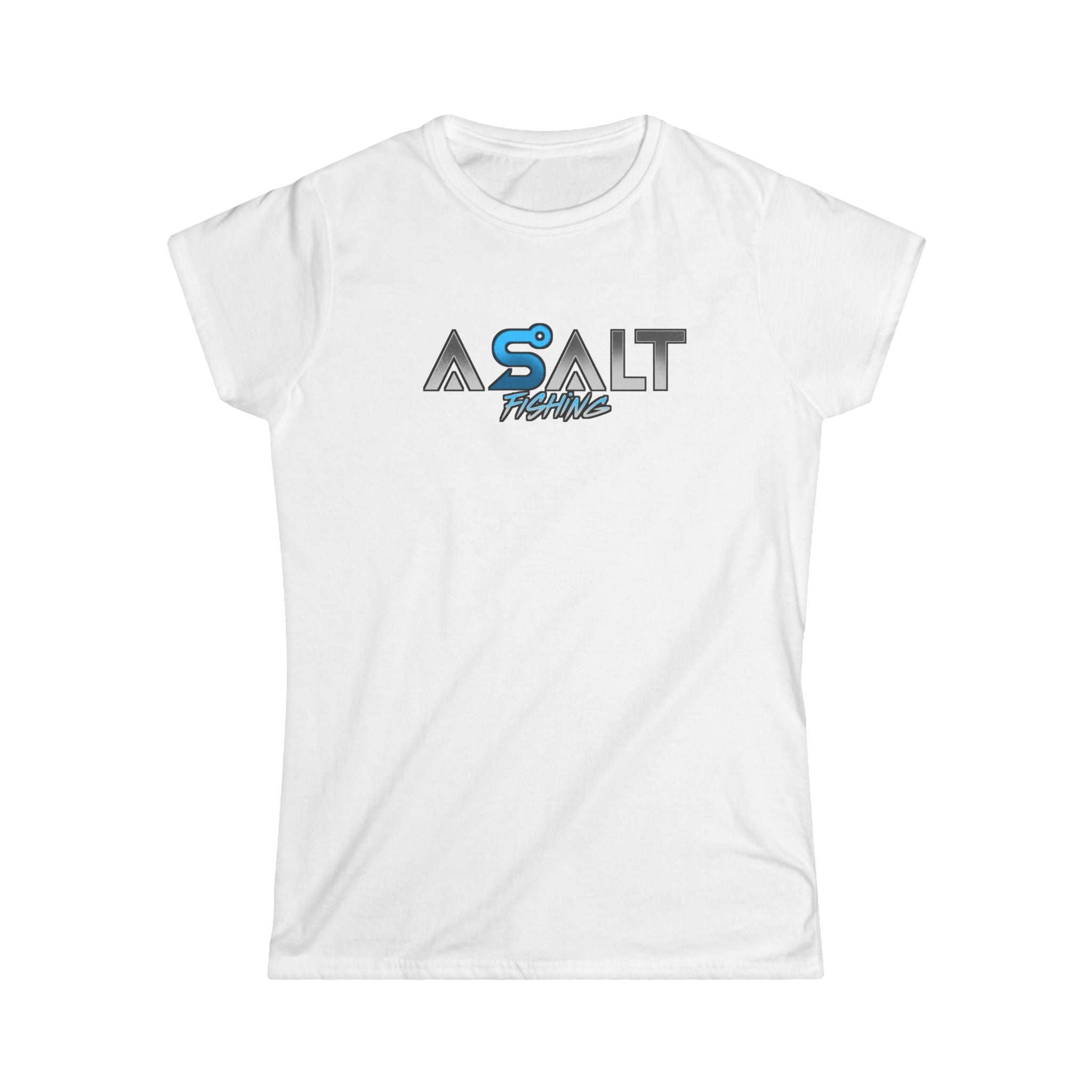 ASALT Women's Softstyle Tee - Fun Fish Martini Graphic T-Shirt
