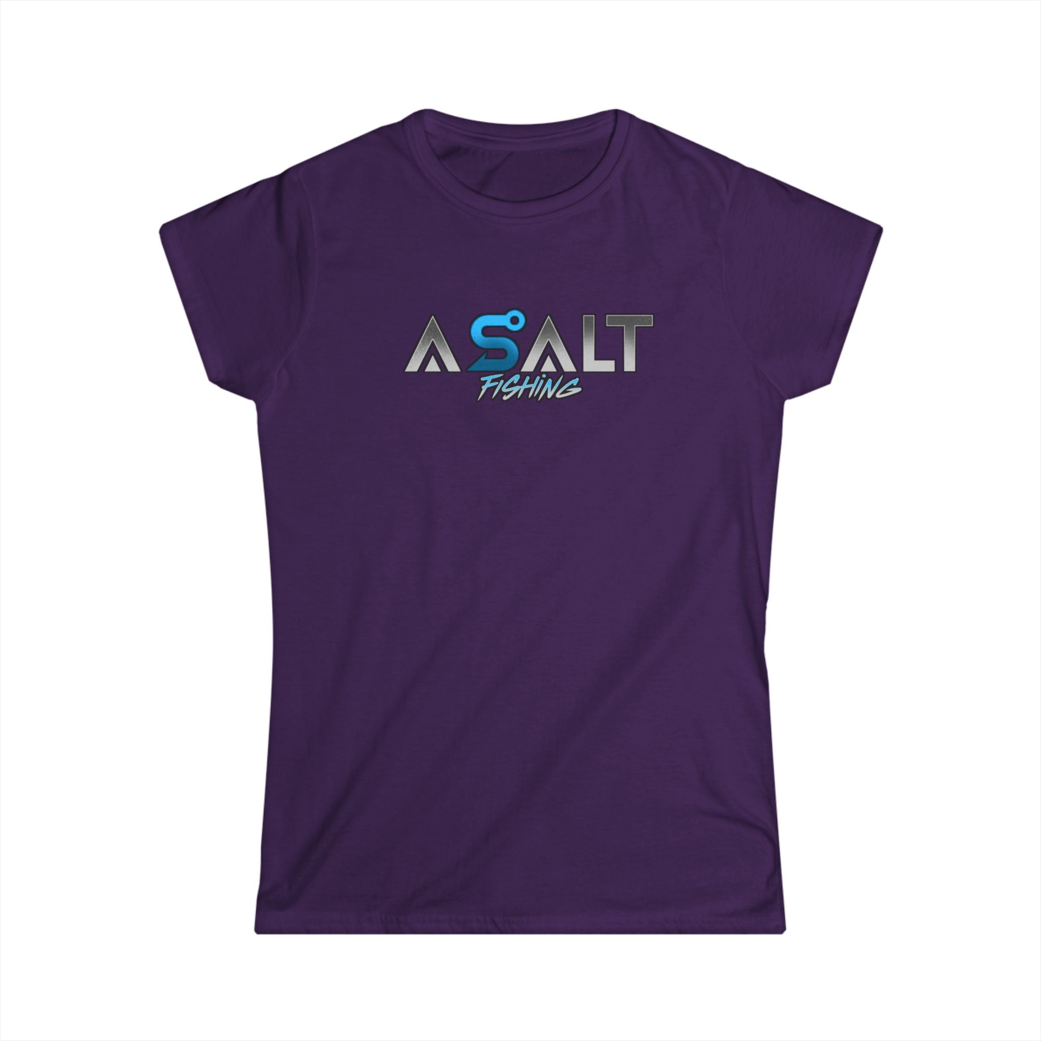 ASALT Women's Softstyle Tee - Fun Fish Martini Graphic T-Shirt