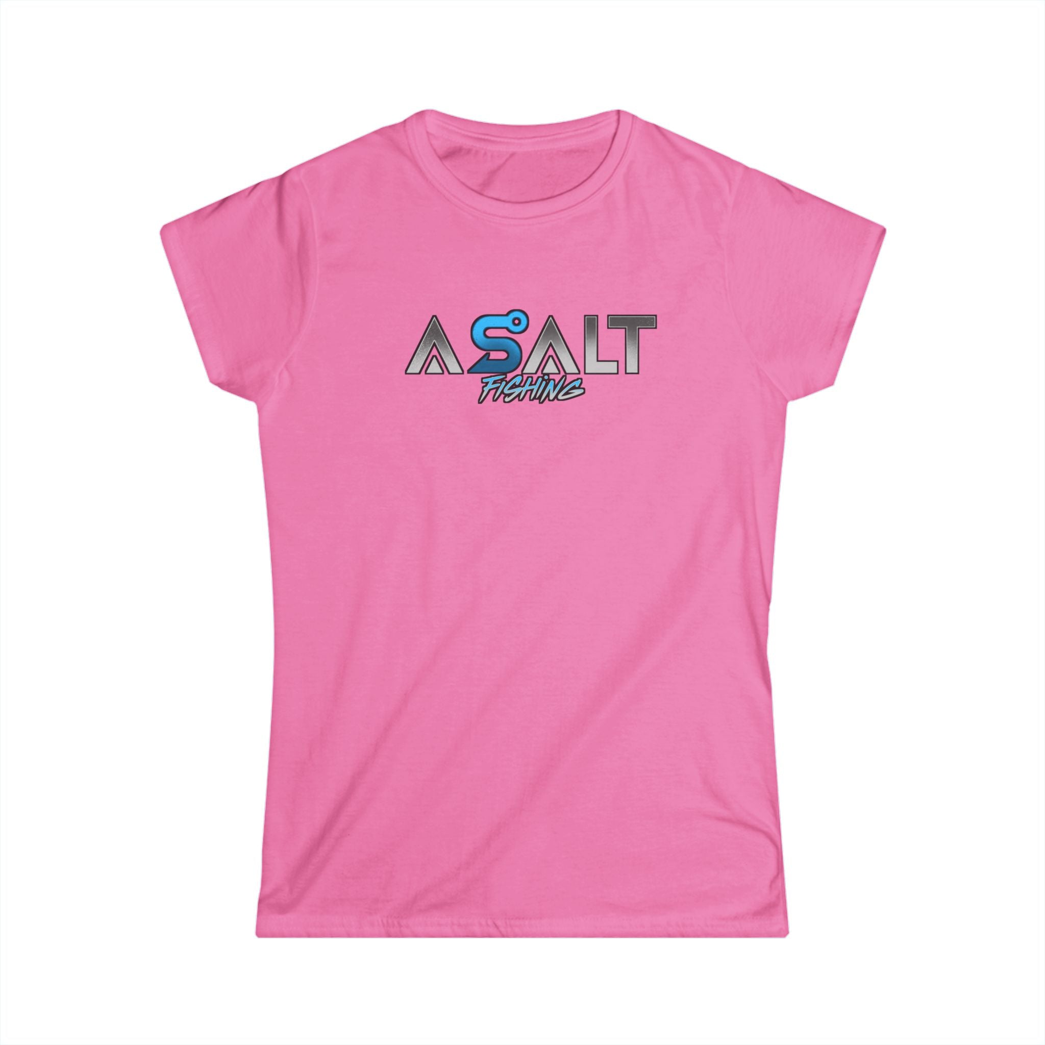 ASALT Women's Softstyle Tee - Fun Fish Martini Graphic T-Shirt