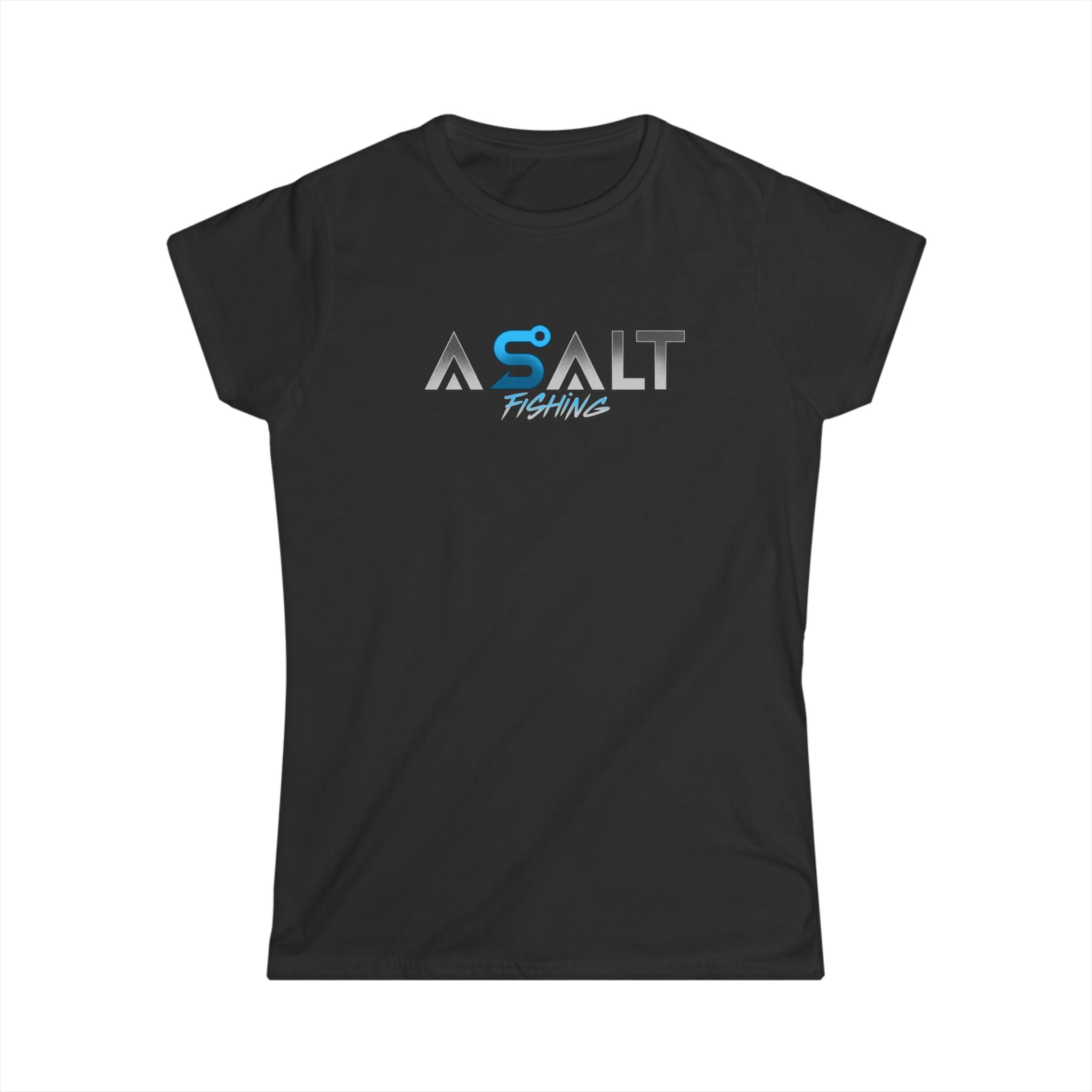 ASALT Women's Softstyle Tee - Fun Fish Martini Graphic T-Shirt