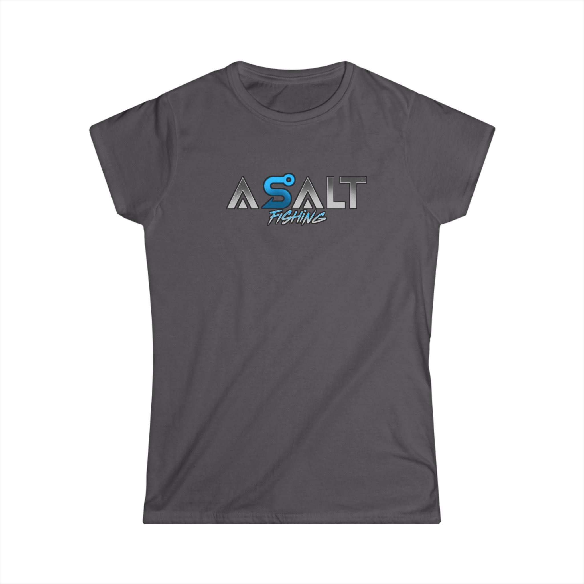ASALT Women's Softstyle Tee - Fun Fish Martini Graphic T-Shirt