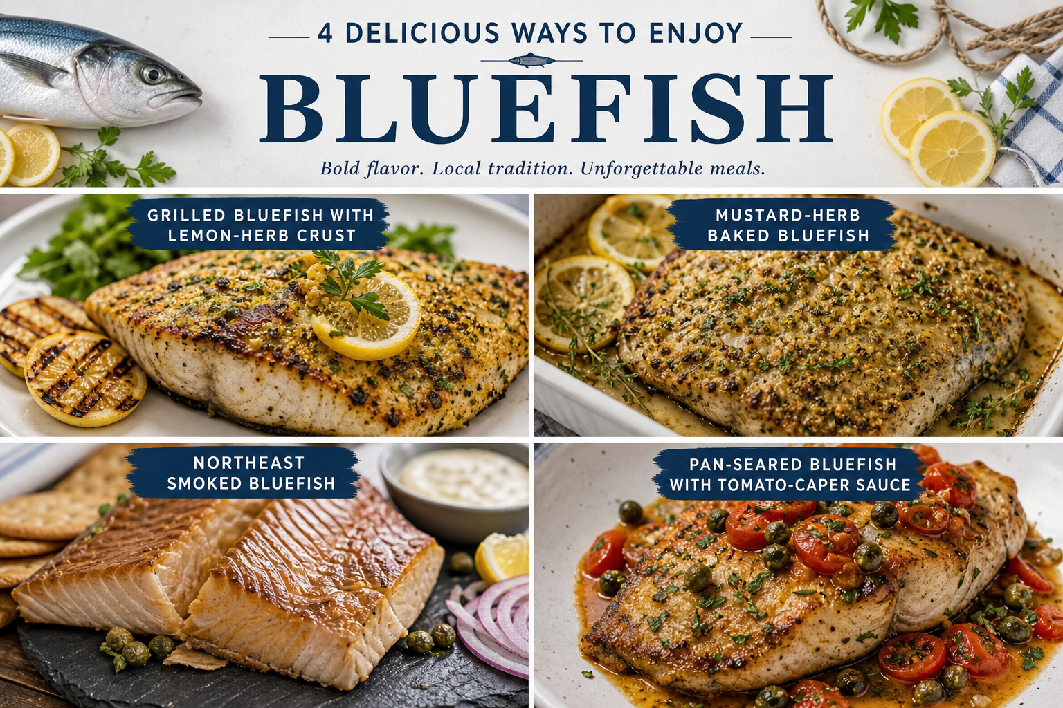 Bluefish Recipes: 4 Best Ways to Cook Bluefish | Asalt Fishing