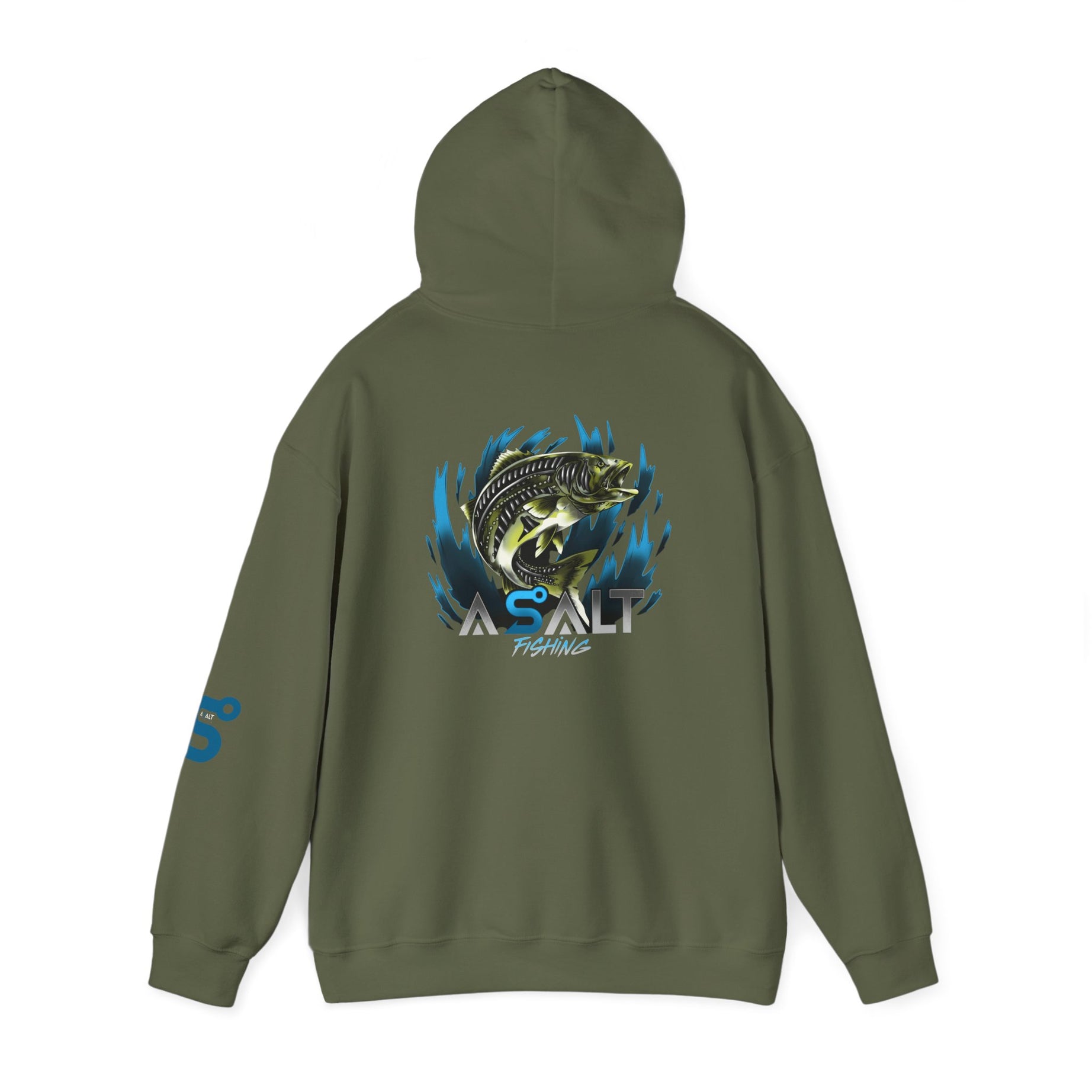ASALT Fishing Unisex Heavy Blend™ Hoodie - Perfect for Anglers and Outdoor Enthusiasts