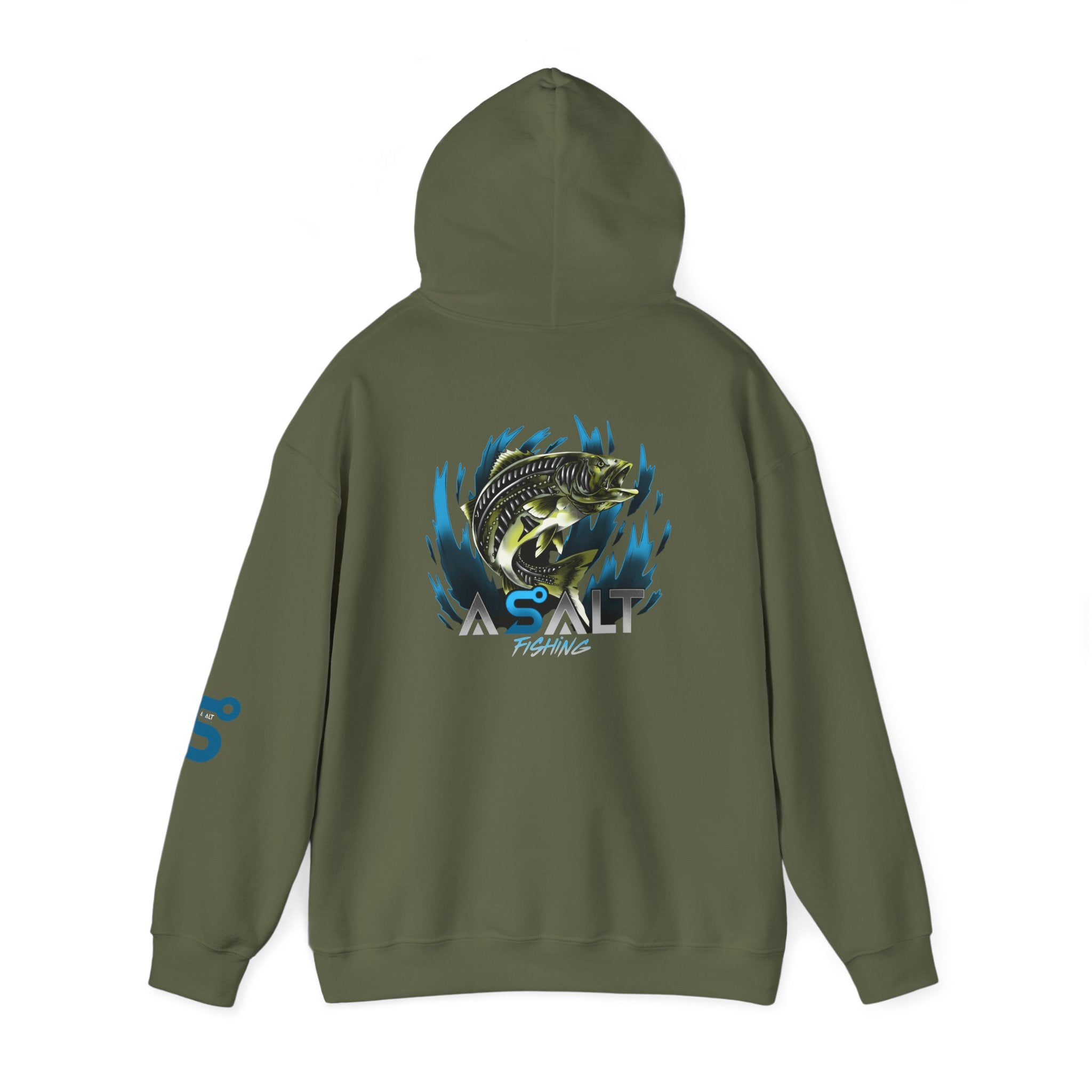 ASALT Fishing Unisex Heavy Blend™ Hoodie - Perfect for Anglers and Outdoor Enthusiasts