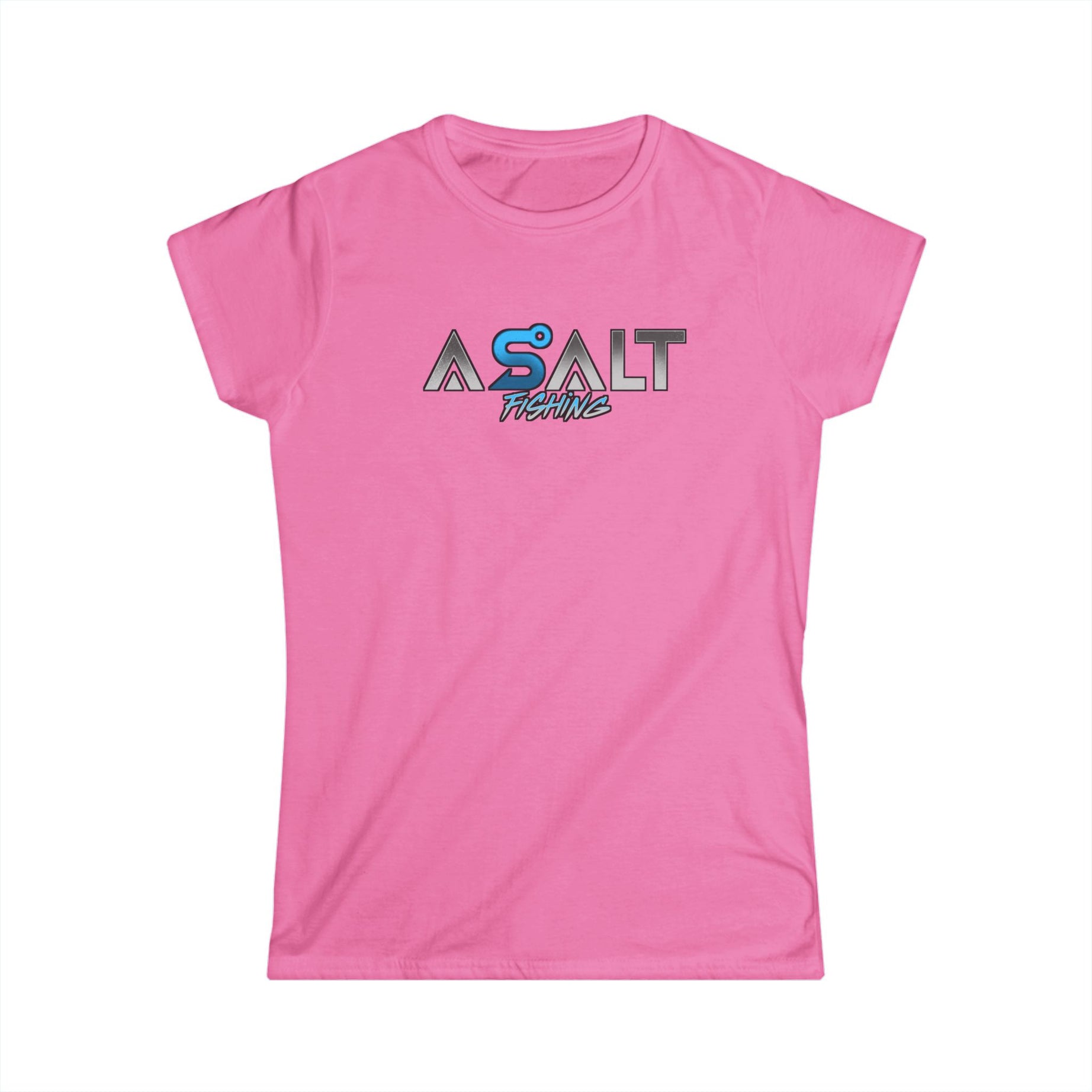 ASALT Women's Softstyle Tee - Fun Fish Martini Graphic T-Shirt