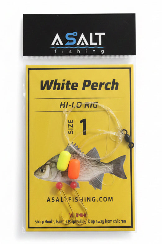 Asalt Fishing 281 White Perch Hi-Lo rig Size 1