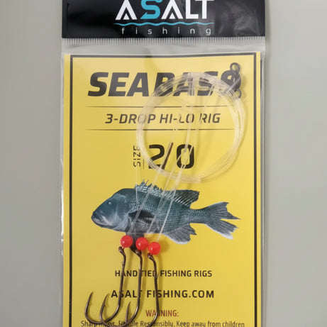 Sea Bass 3-Drop Hi-Lo Rig