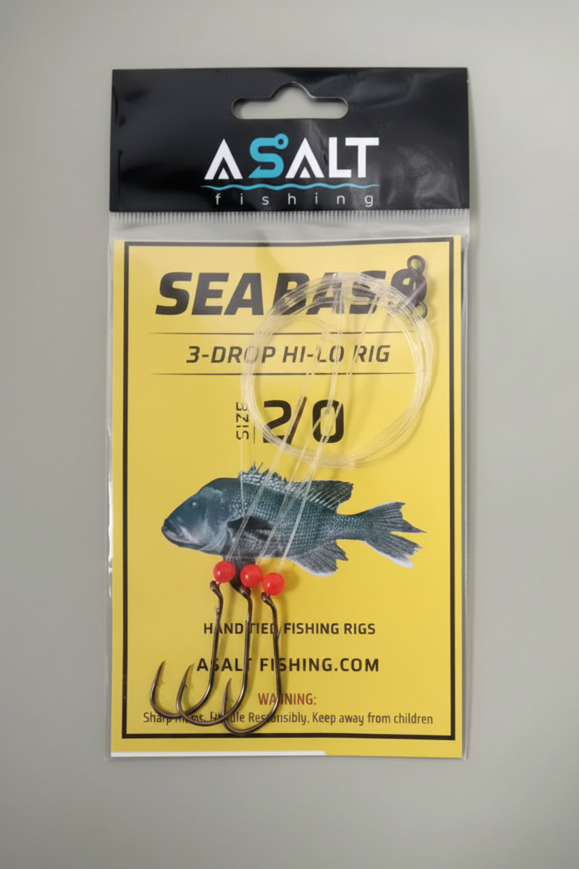 Sea Bass 3-Drop Hi-Lo Rig