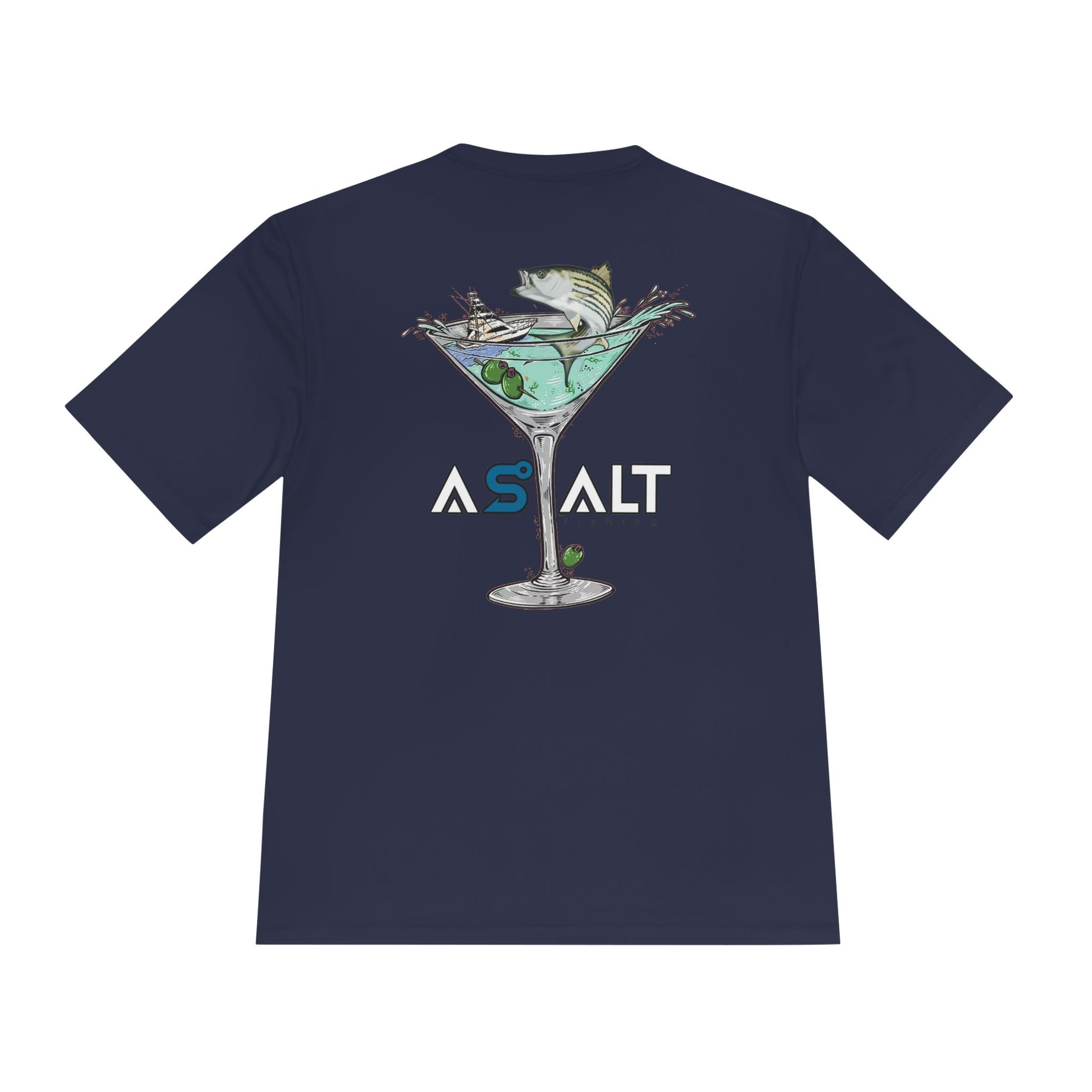 Fishing Lover Unisex Moisture Wicking Tee - ASALT Fishing Design