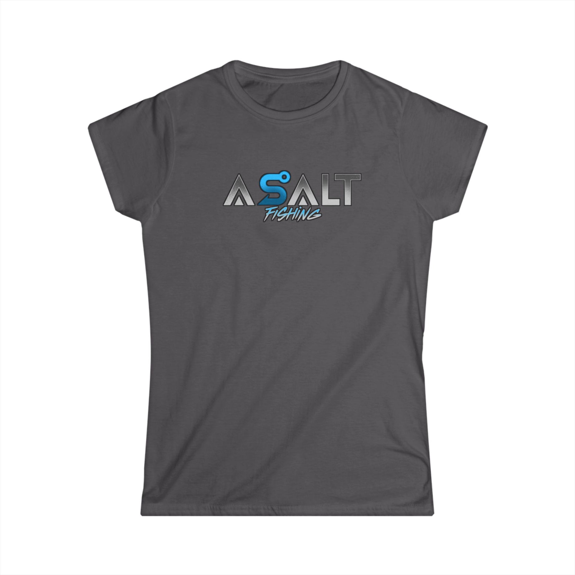 ASALT Women's Softstyle Tee - Fun Fish Martini Graphic T-Shirt