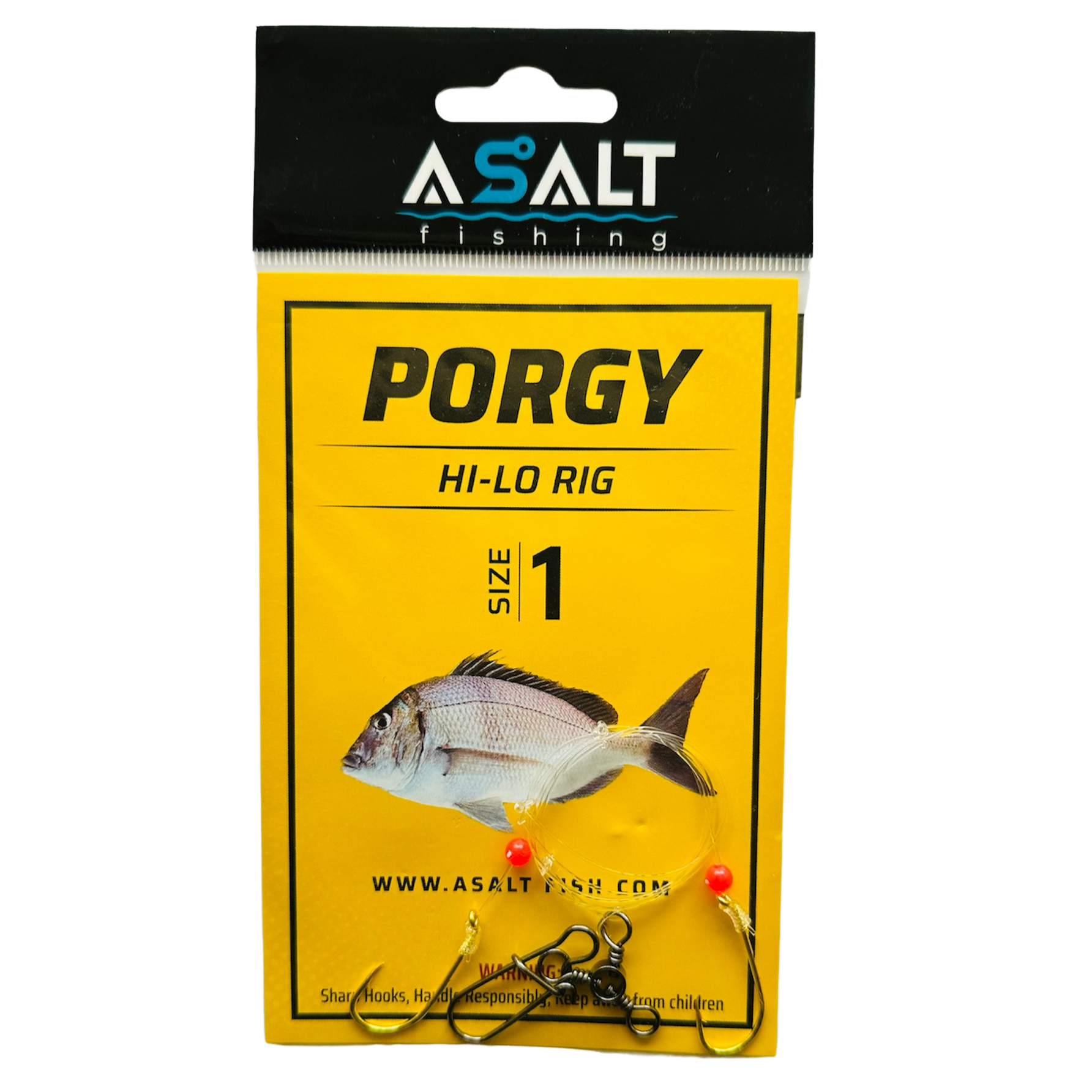 Scup Rigs Porgy Hi-Lo Wire Rigs | Scup Fishing Rig | Asalt Fishing
