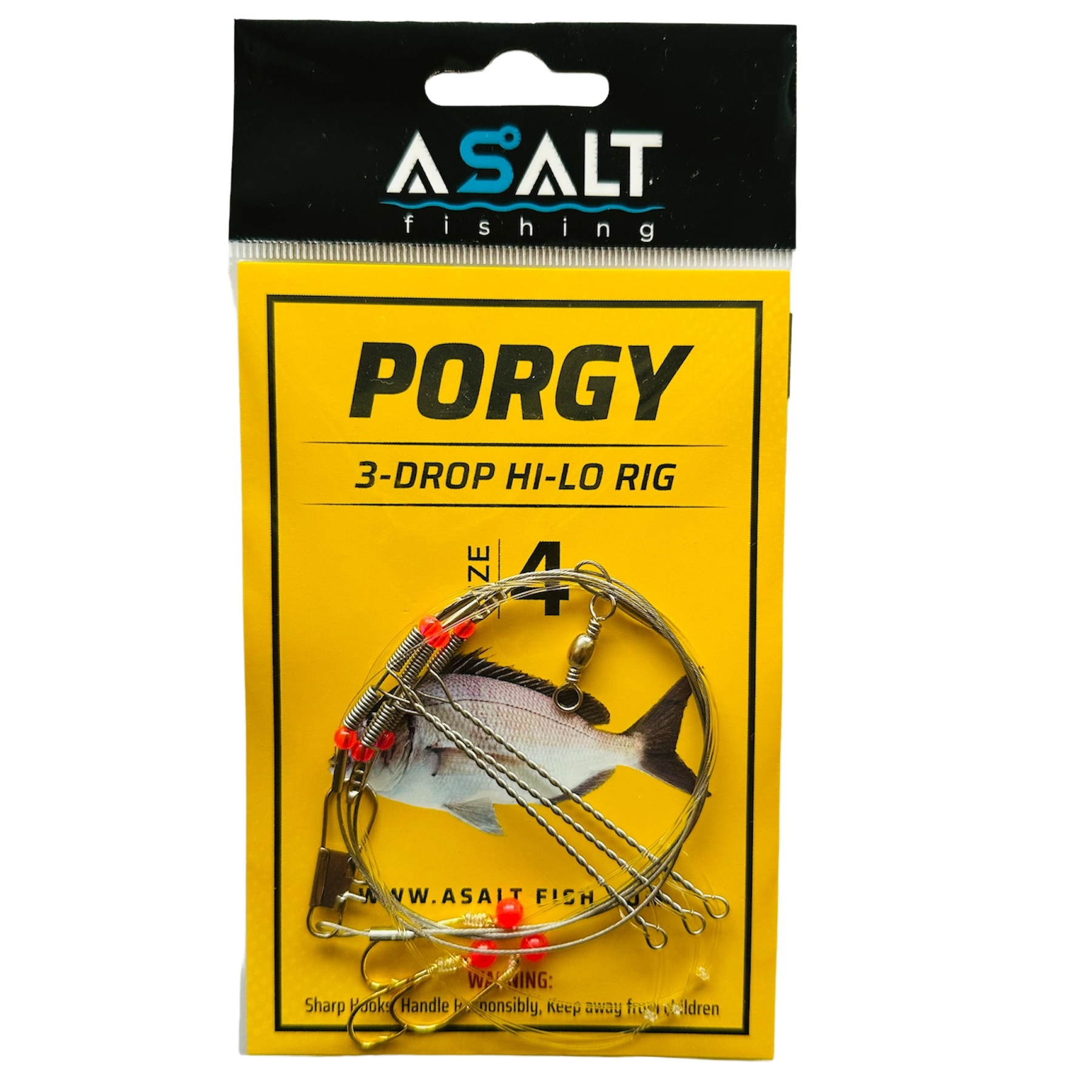 best hook for porgy fishing Porgy Hi-Lo 3-Drop Wire Rigs