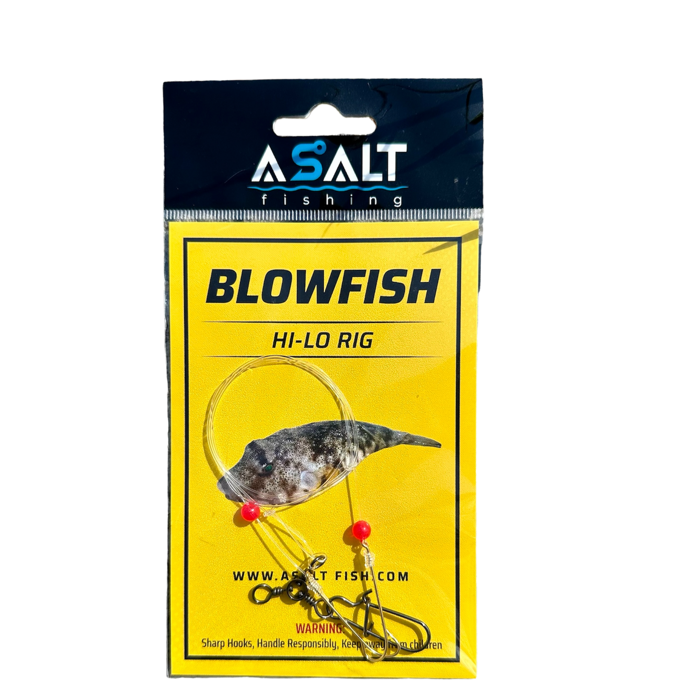 bottom fishing artificial lures Blowfish Hi-Lo Rig | Double Hook Bottom Rig