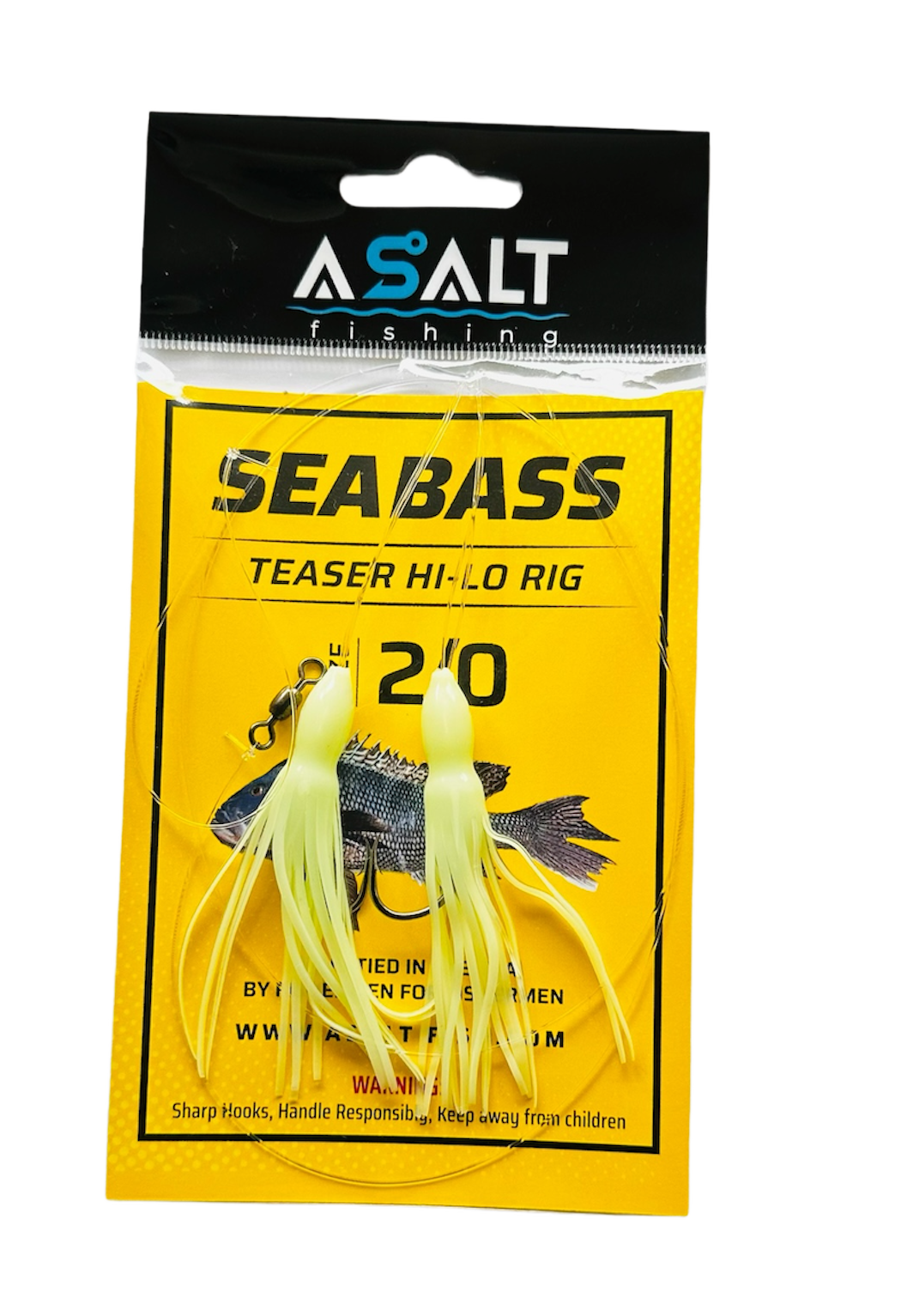 Sea Bass Hi-Lo Skirted Rig USA Tied