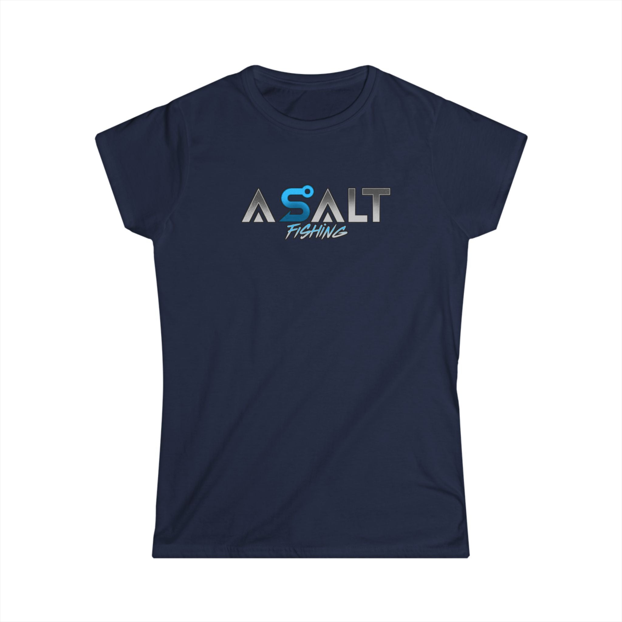 ASALT Women's Softstyle Tee - Fun Fish Martini Graphic T-Shirt
