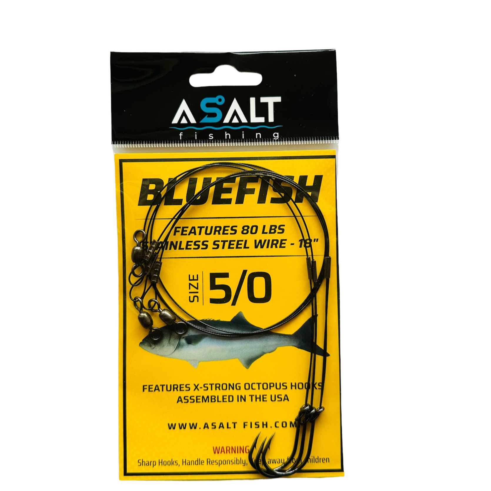 Bluefish Rigs Octopus Hooks USA Assembled