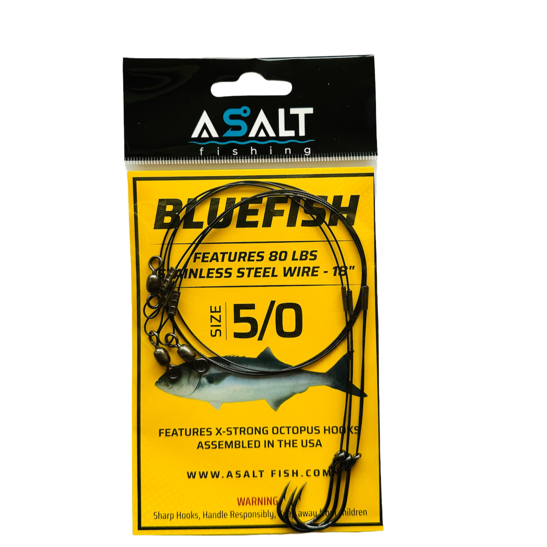 Bluefish Rigs Octopus Hooks USA Assembled