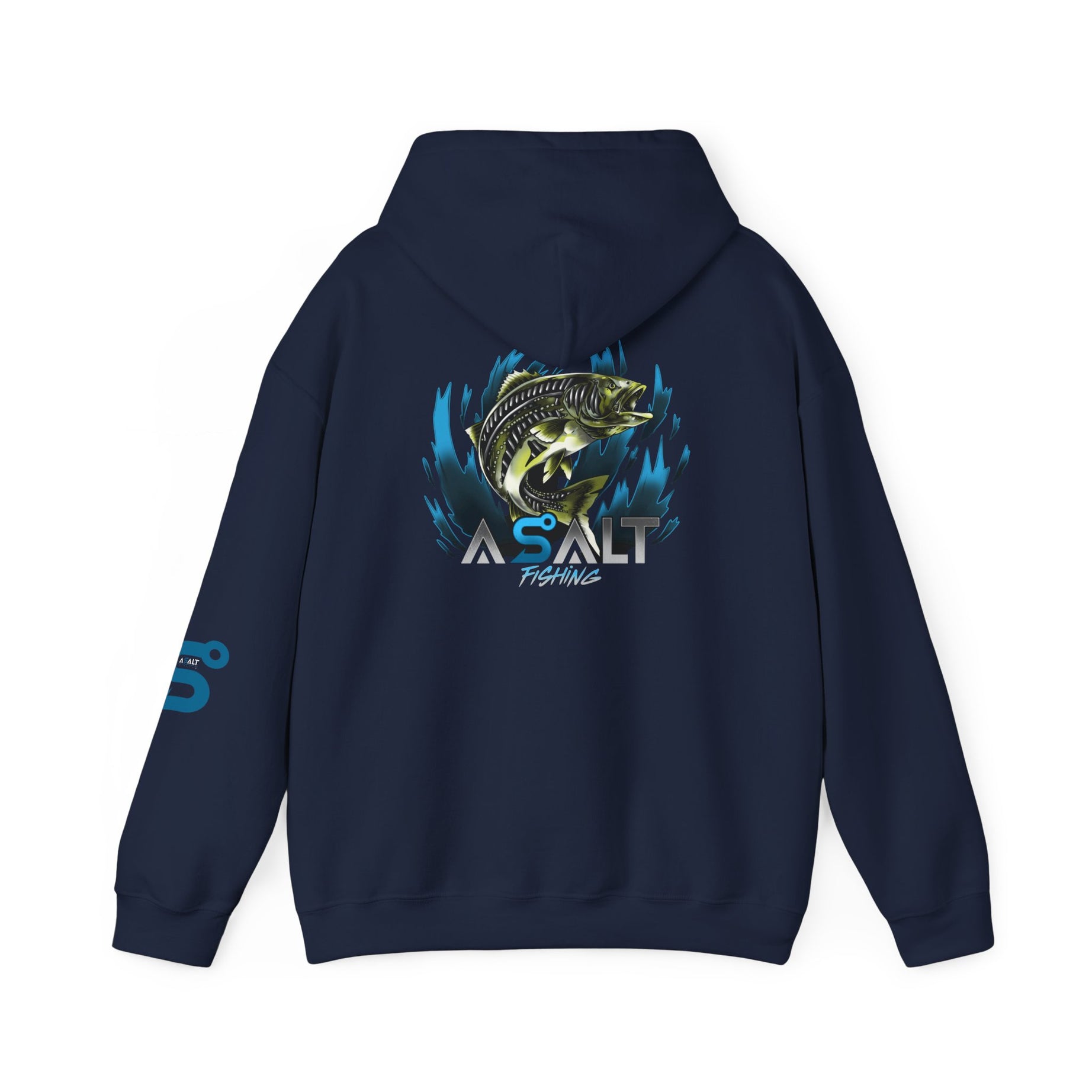 ASALT Fishing Unisex Heavy Blend™ Hoodie - Perfect for Anglers and Outdoor Enthusiasts