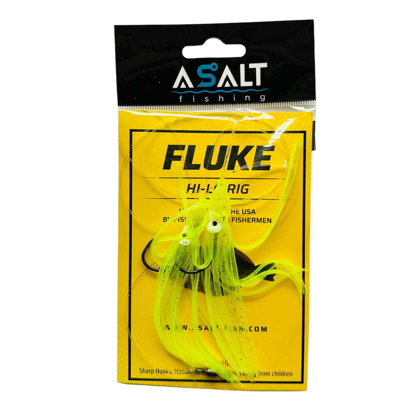 Fluke Hi-Lo Double Squid Skirt Rig USA Tied