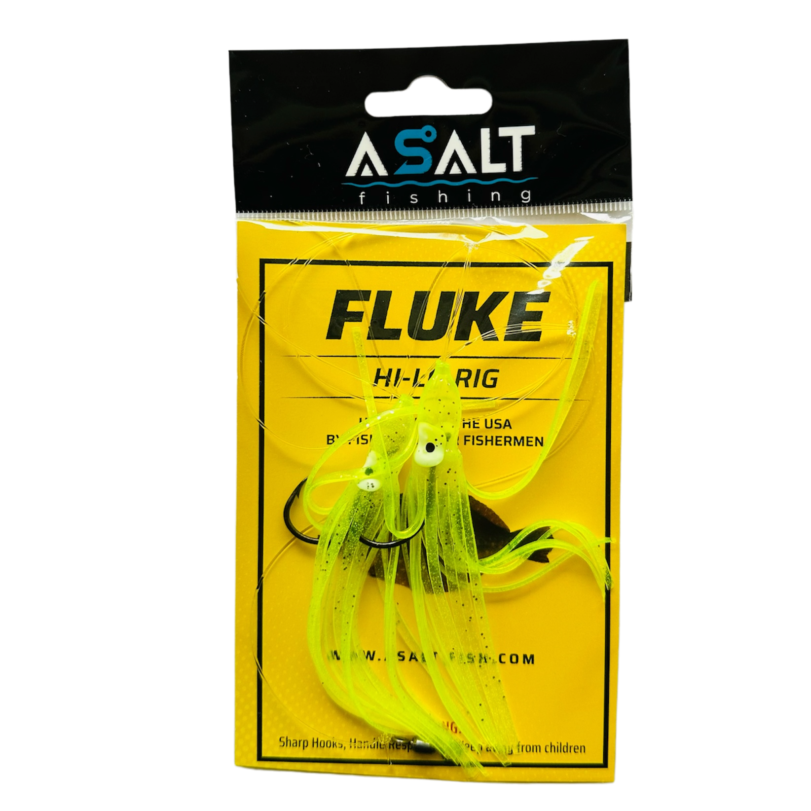 Fluke Hi-Lo Double Squid Skirt Rig USA Tied