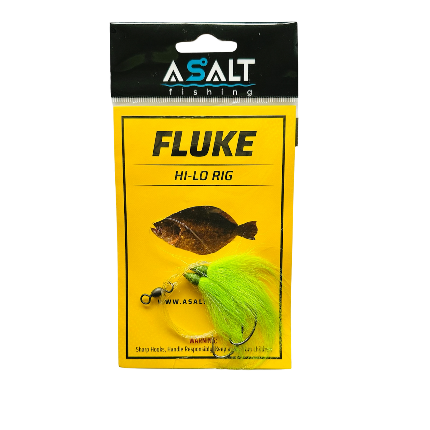 Asalt Fishing Fluke Hi-Lo Double Bucktail Teaser