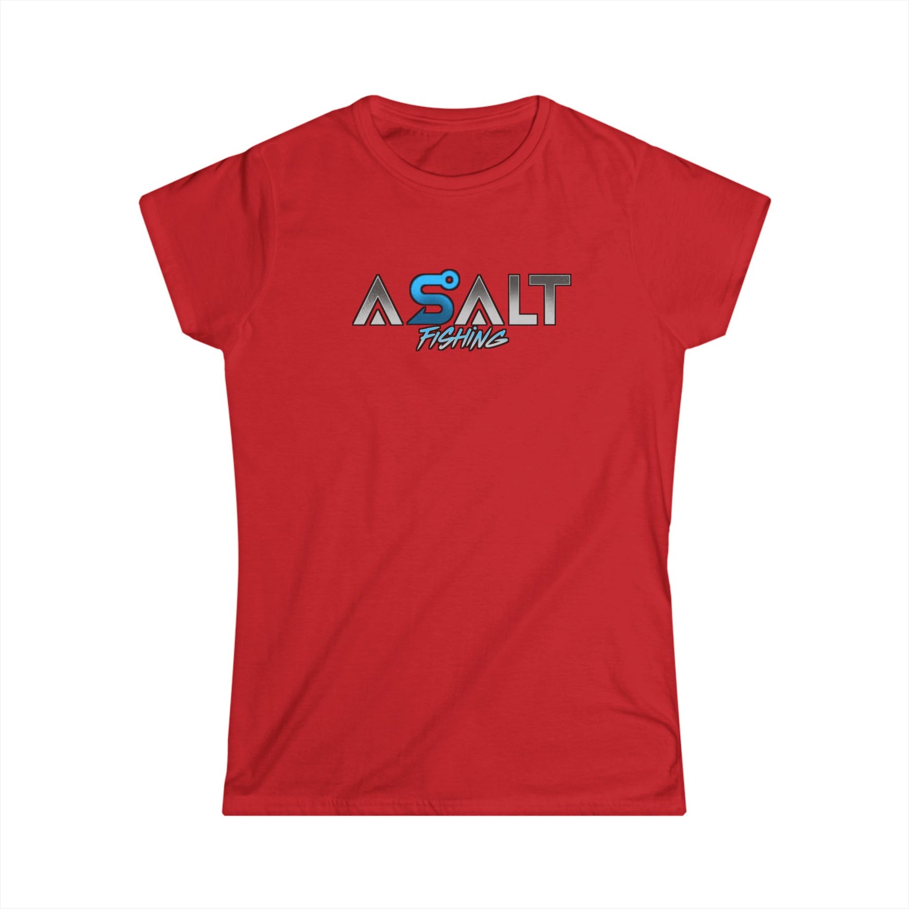 ASALT Women's Softstyle Tee - Fun Fish Martini Graphic T-Shirt