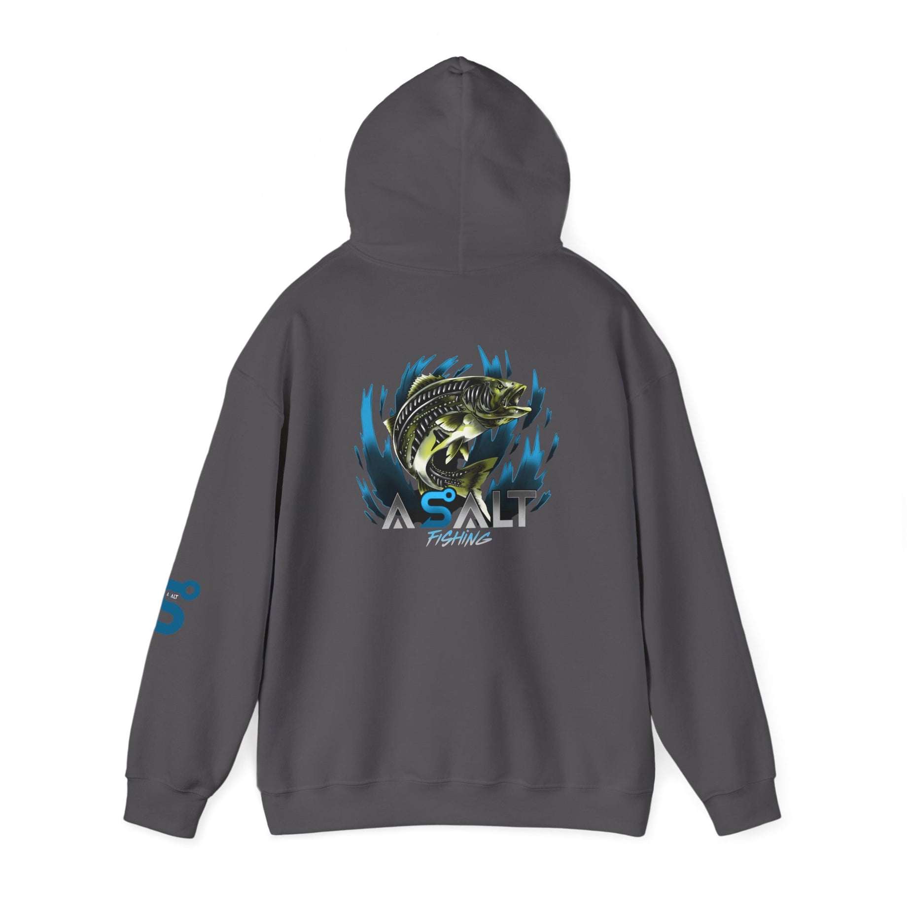ASALT Fishing Unisex Heavy Blend™ Hoodie - Perfect for Anglers and Outdoor Enthusiasts