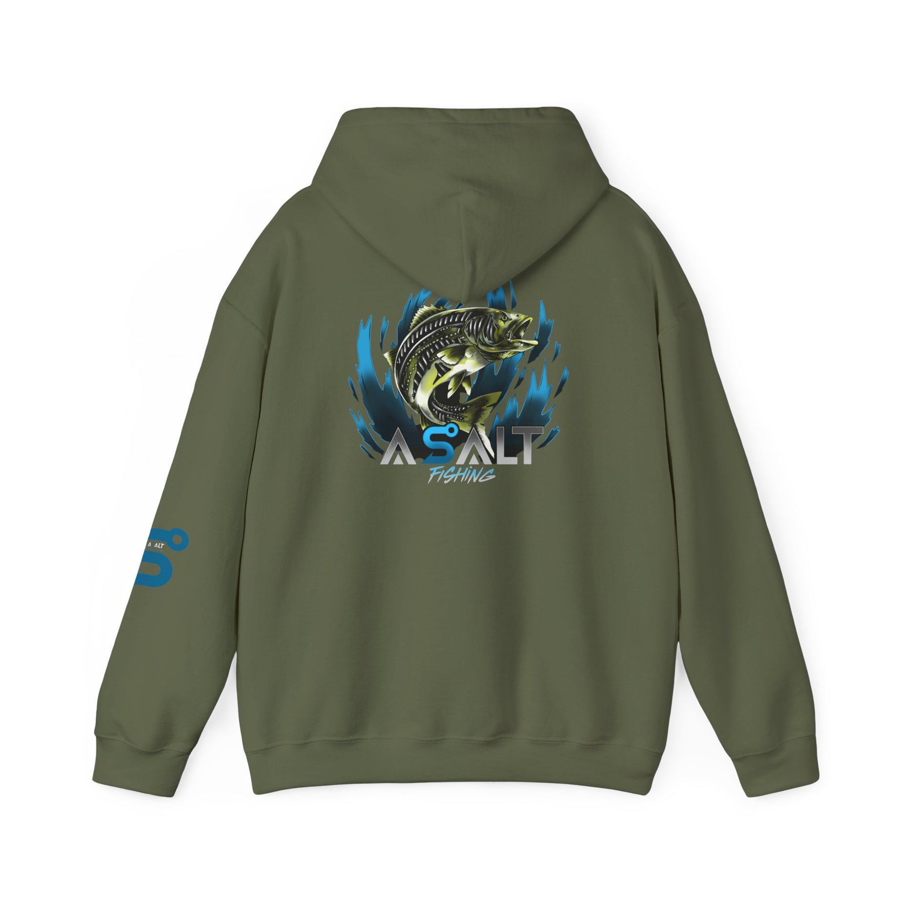 ASALT Fishing Unisex Heavy Blend™ Hoodie - Perfect for Anglers and Outdoor Enthusiasts