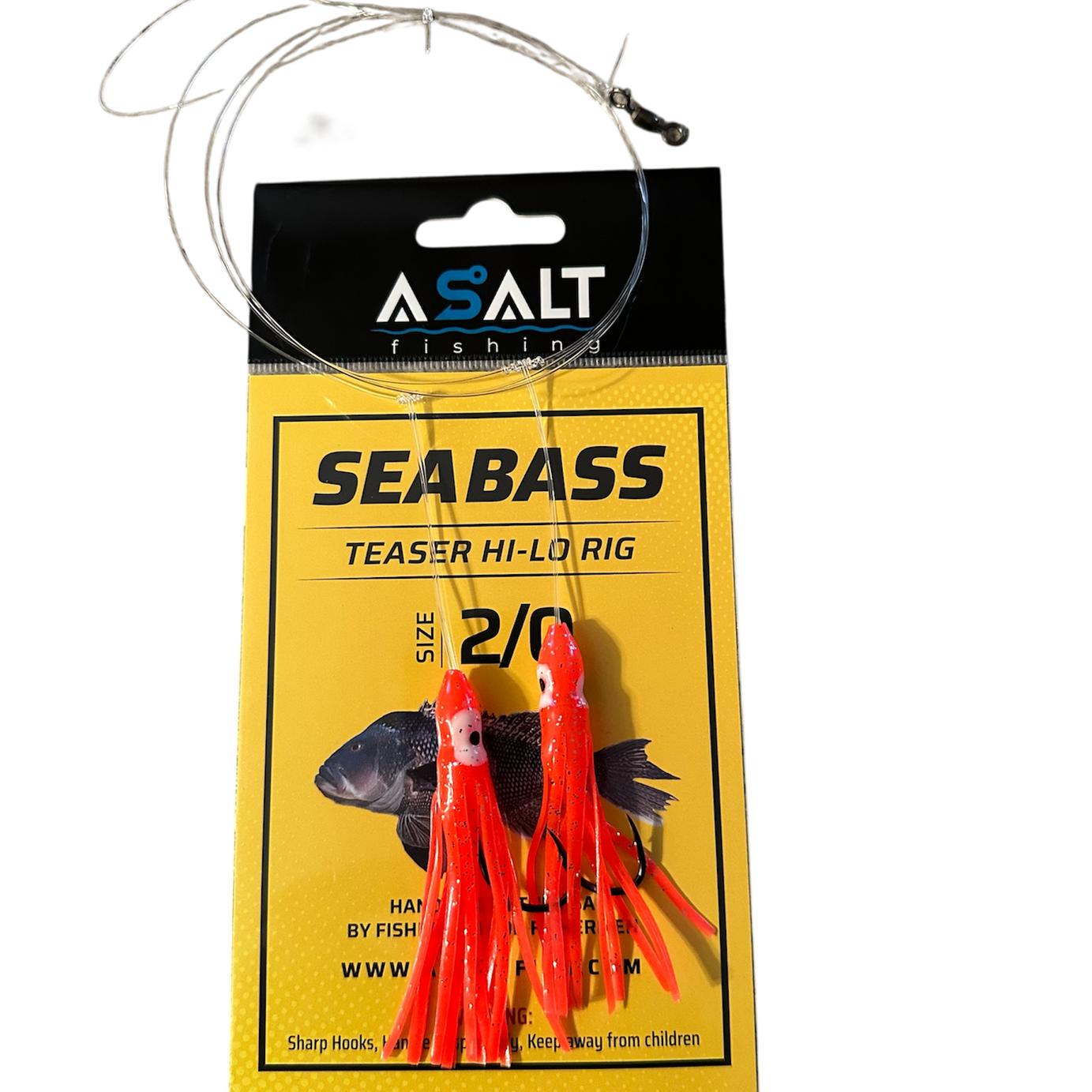 Sea Bass Hi-Lo Skirted Rig USA Tied