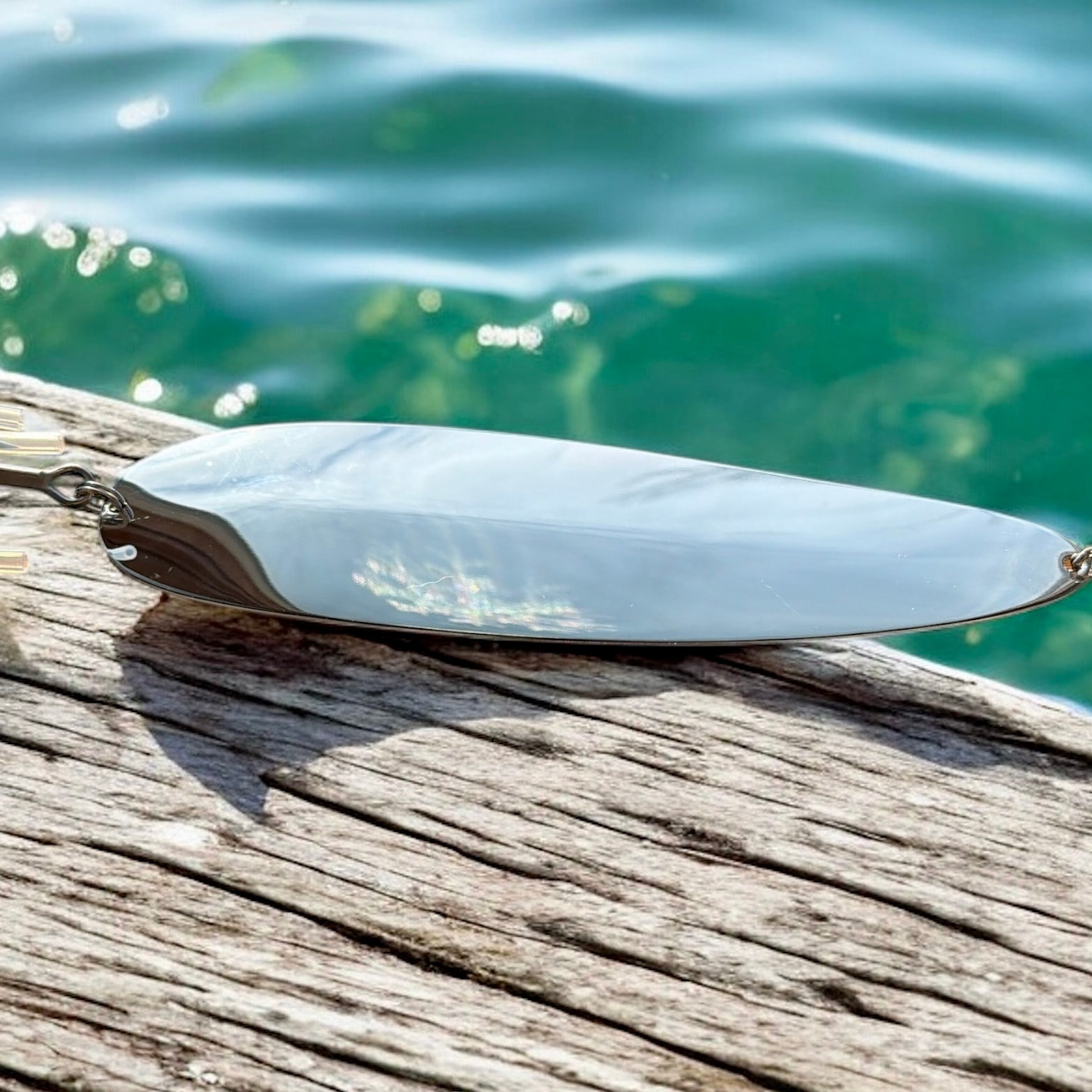Flutter Spoons 9" 5oz Silver or Gold