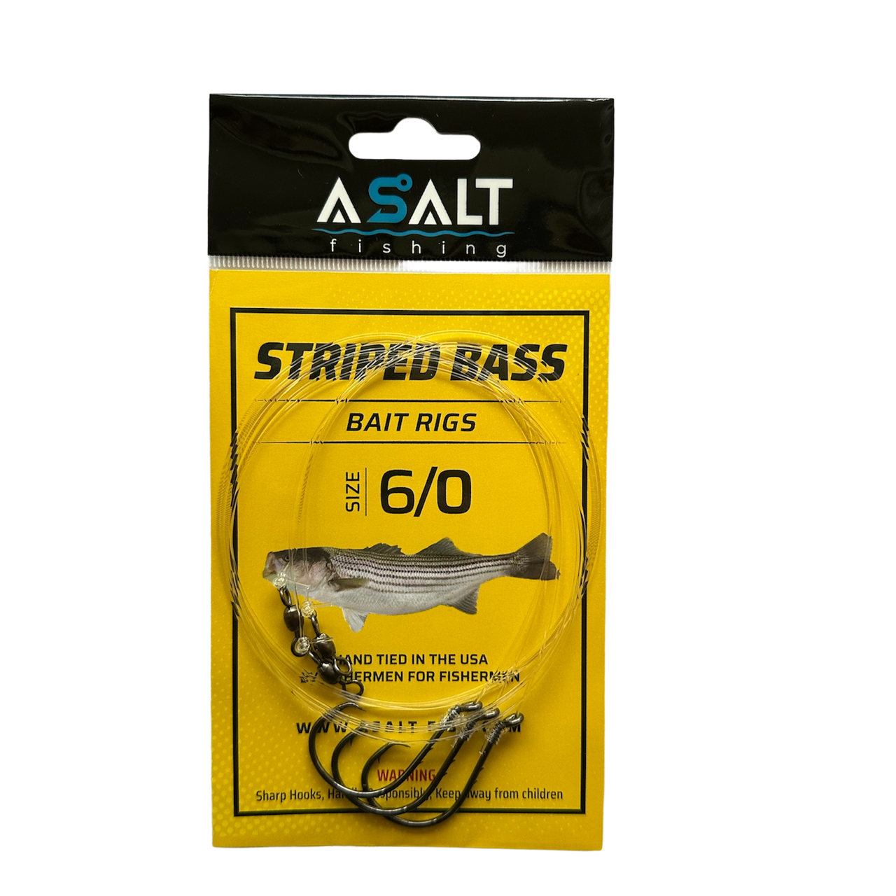 Striped Bass Bait Rig Circle hooks 