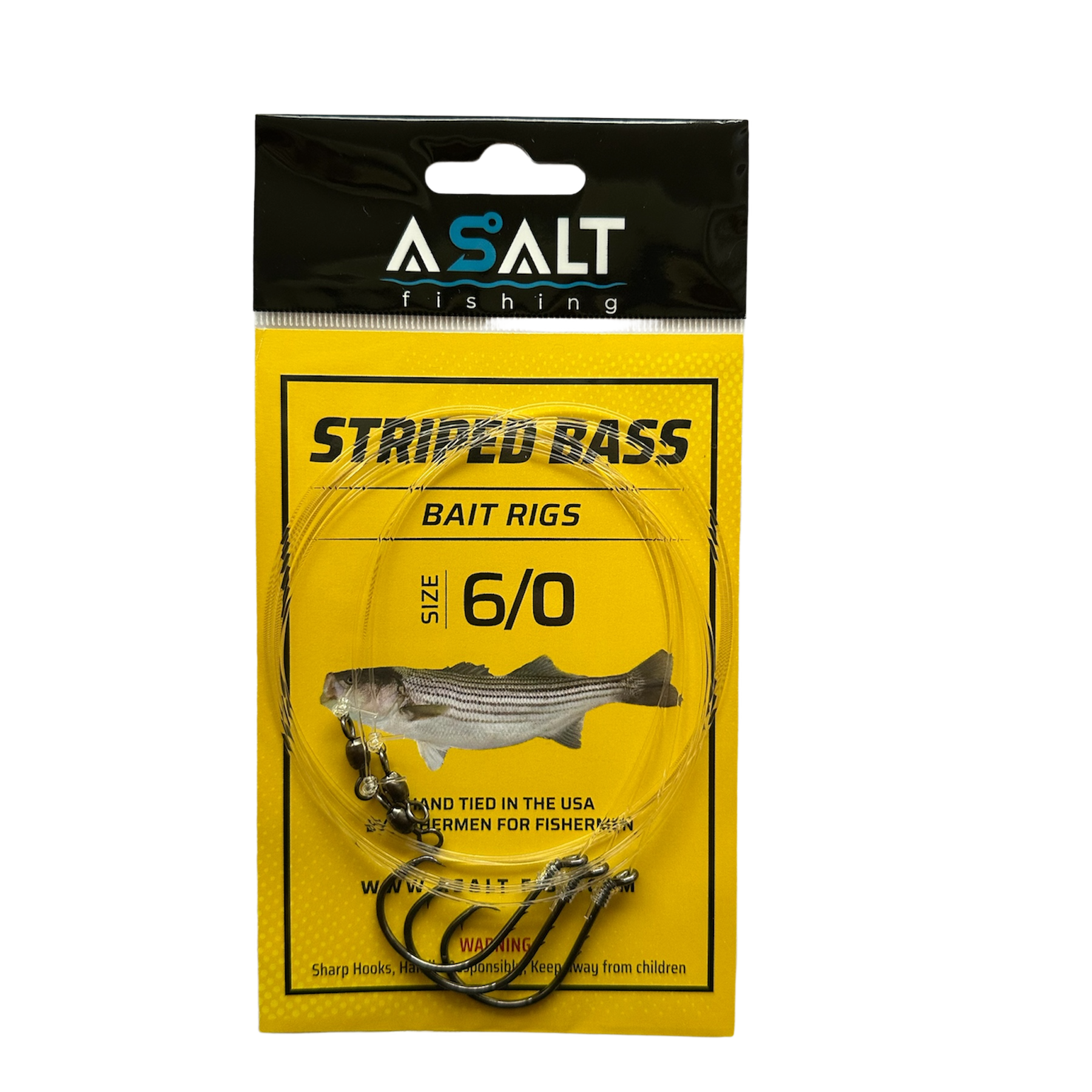 Striped Bass Bait Rig Circle hooks 